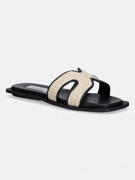 Steve Madden natikači z ravnim podplatom Sofia bež
