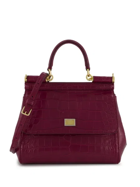 Geantă Dolce & Gabbana Sicily roșu