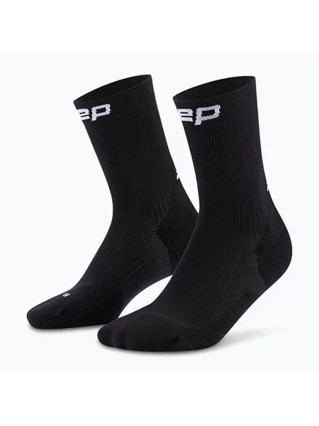 Kompresní ponožky CEP Run Mid Cut black černé