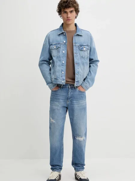 Rifle Tommy Jeans modrá