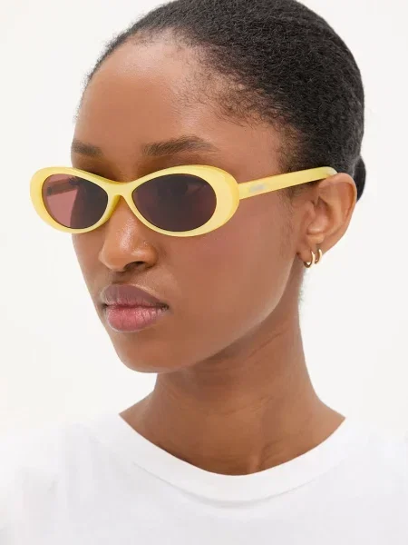 Jacquemus ochelari de soare NUVOLA galben