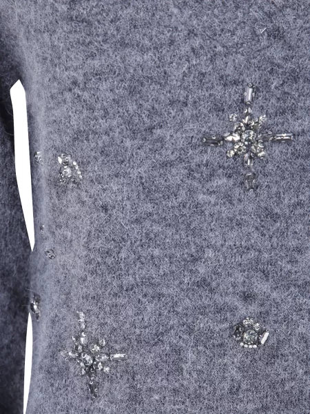 Pulover Seventy cu decolteu în V gri