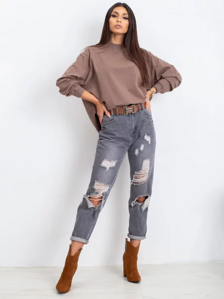Hanorac Fashionhunters maro