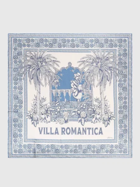 Хустка Villa Romantica із шовку Alemais біла