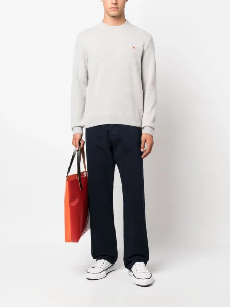 Vilnonis megztinis Maison Kitsuné pilka