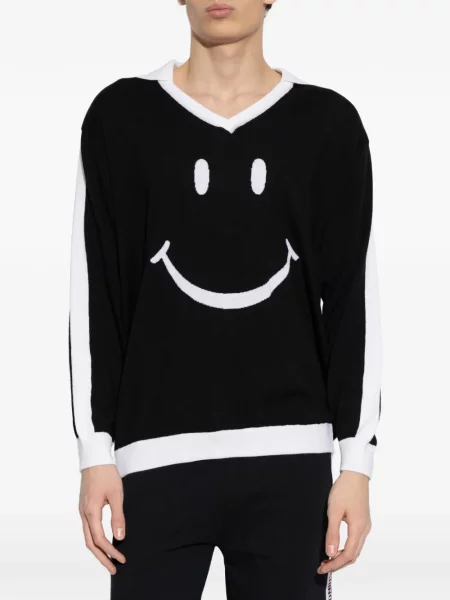 Pulover Moschino cu imagine negru