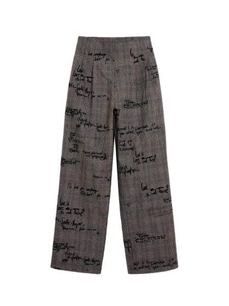 Desigual Pantaloni cutați maro negru