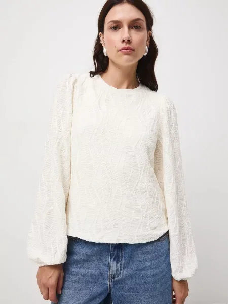 Tričko s dlouhým rukávem Medicine béžová