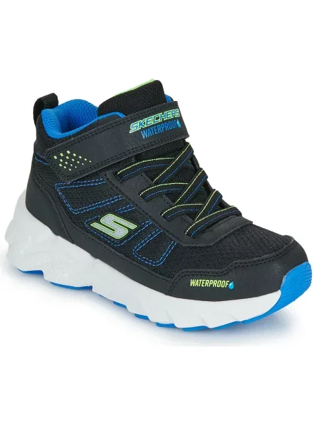 Členkové topánky Skechers čierna