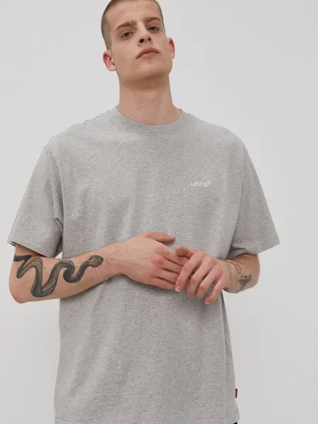 Tričko Levi's melanžové šedá