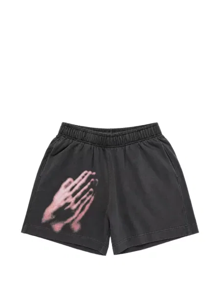 Pantaloni scurți Melt cu imagine negru