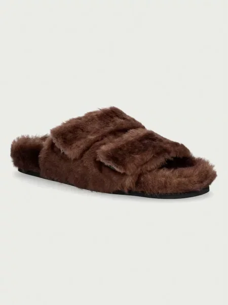 Weekend Max Mara șlapi pentru femei maro