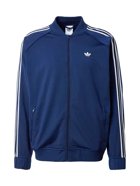 ADIDAS ORIGINALS Prehodna jakna BRITCORE indigo bela