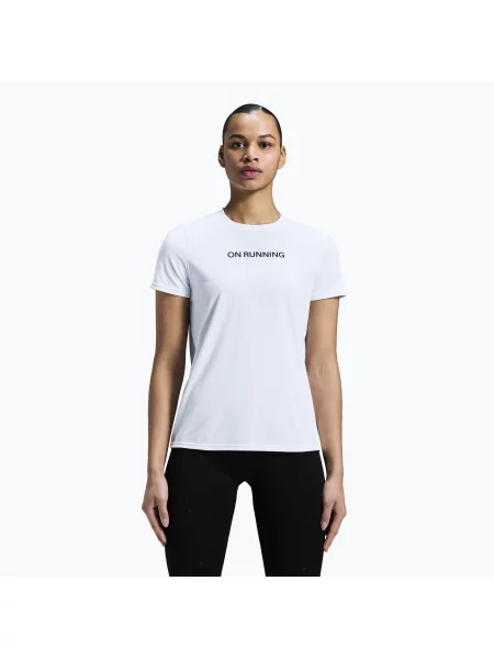 Koszulka do biegania On Running On Run-T white biała