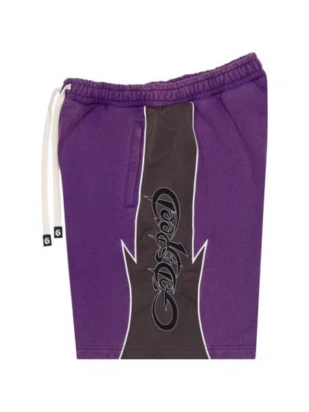 Pantaloni scurți Godspeed cu imagine violet