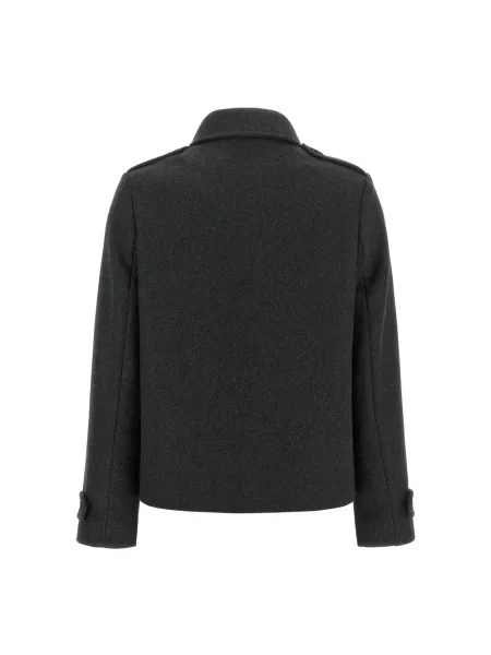 Krótki płaszcz Ralph Lauren szary