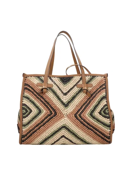 Shopperka Gianni Chiarini skórzana zielona