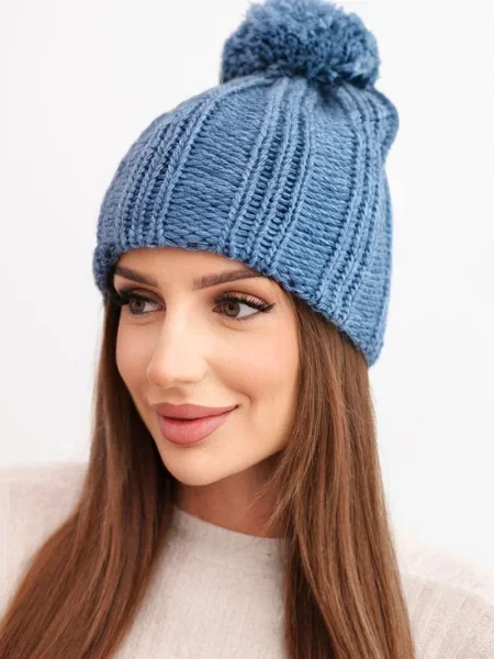 Căciulă Kesi din fleece albastru