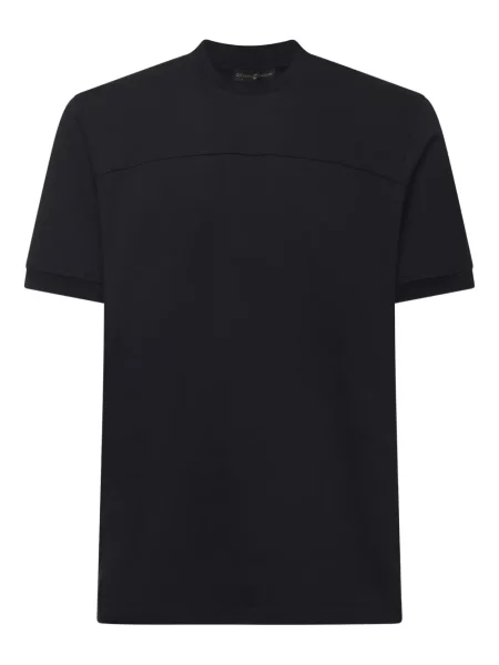 Tricou Giuliano Galiano cu decolteu în U negru