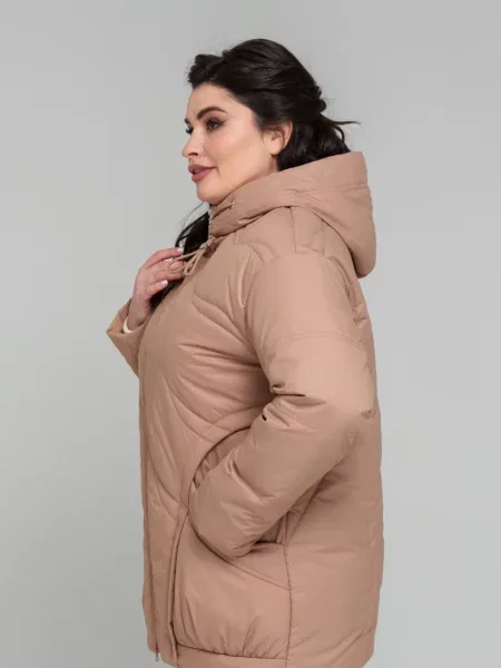 Демісезонна куртка All Posa бежевий