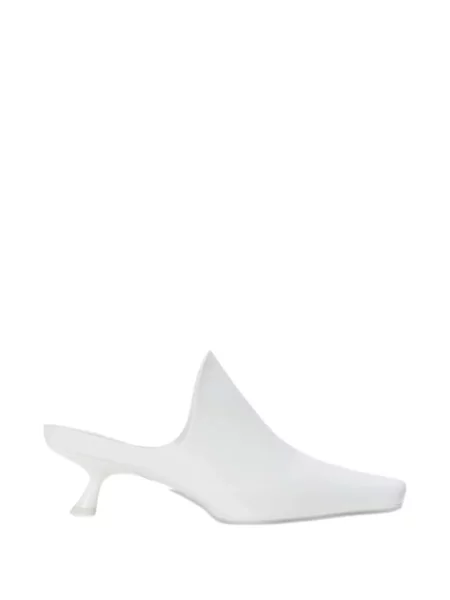 Papuci tip mules Loewe alb