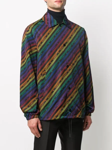 Geacă Givenchy cu imagine negru