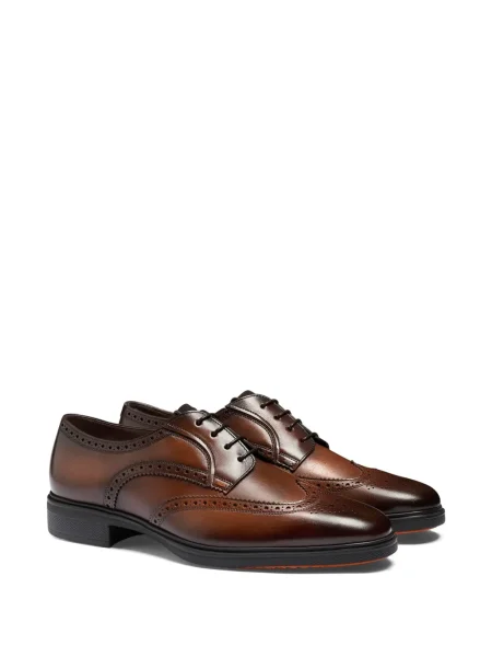 Brogues Santoni maro