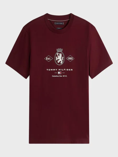 Футболка Tommy Hilfiger бордова