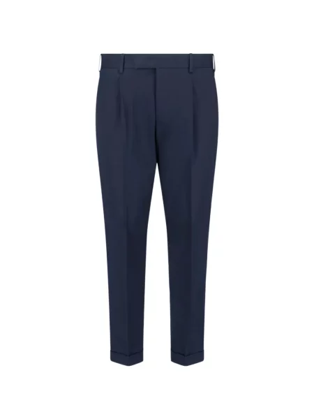 Pantaloni Pt Torino plisate albastru