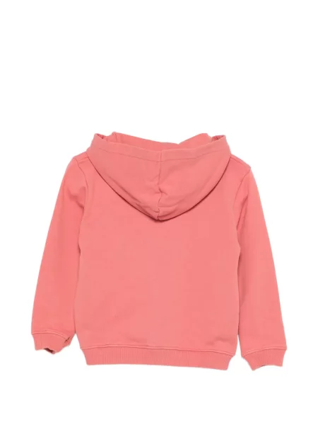 Bluza z kapturem dziecięca Bonpoint różowa