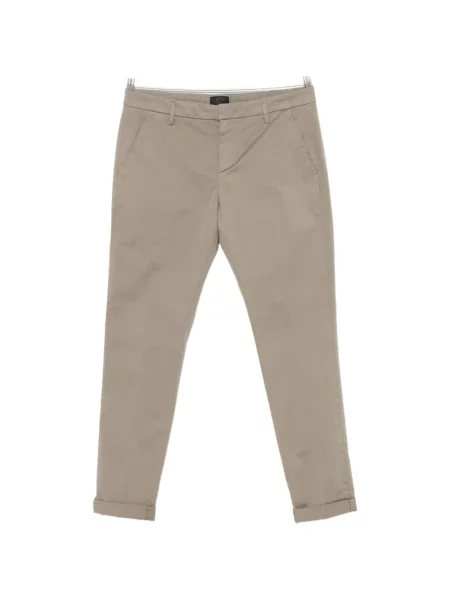 Pantaloni chino Dondup conici maro