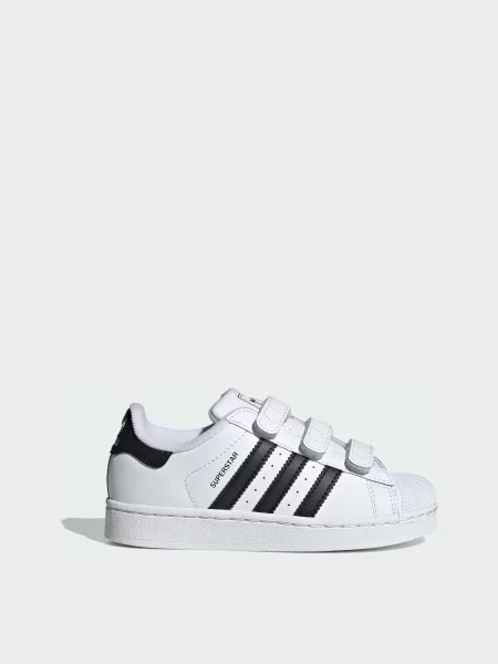 Шкіряні Дитячі Кросівки повсякденні adidas Superstar білий