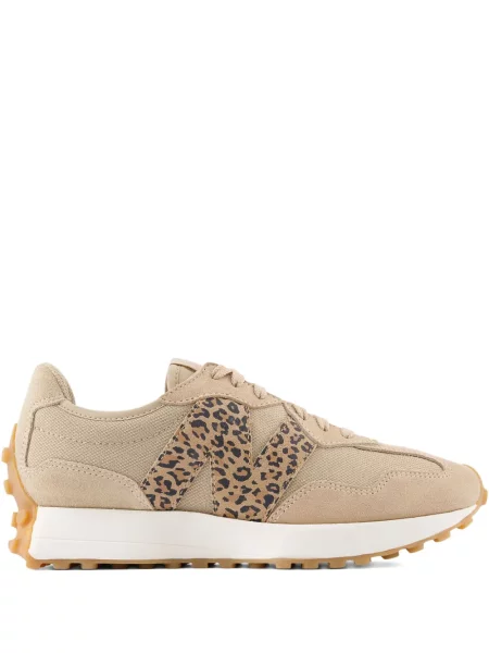 Sneakerși New Balance 327 cu autograf cu model leopard negru