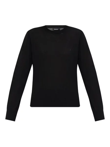 Top Dsquared2 tricotate lung negru