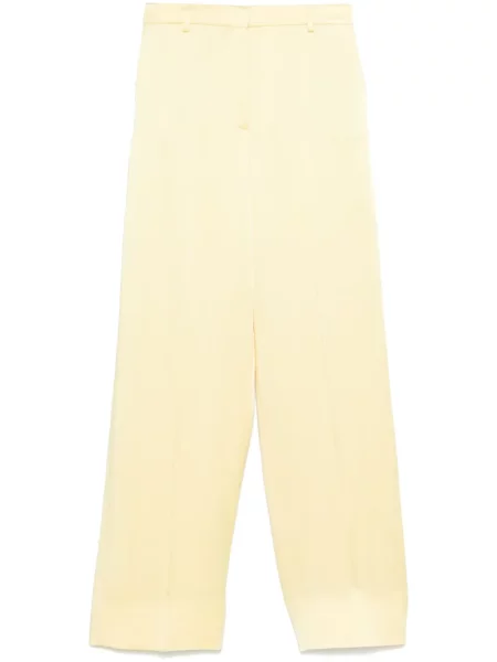 Pantaloni Stella Mccartney cu talie joasă galben