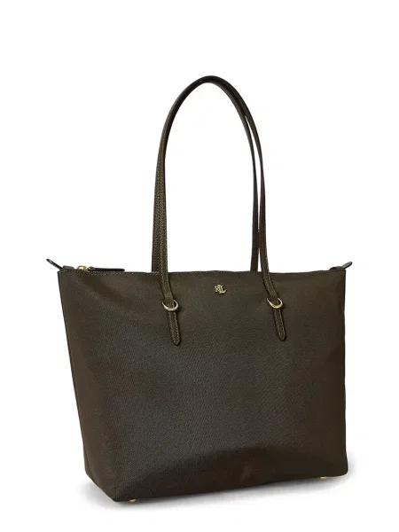 Geantă shopper Lauren Ralph Lauren verde