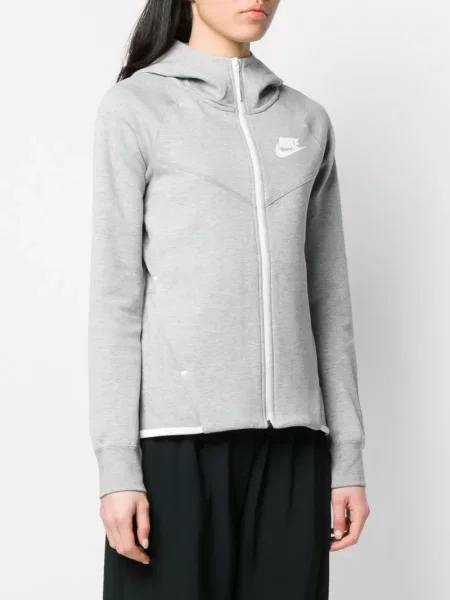 Běžecká fleecová mikina Nike s autogramem modrá
