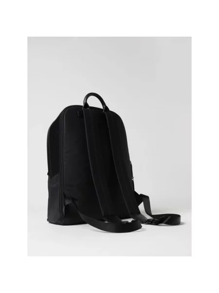 Torba Emporio Armani skórzana czarna