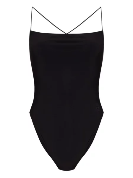 Strój kąpielowy Tory Burch na ramiączkach czarny