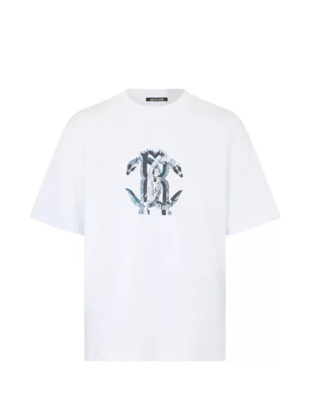 Tricou Roberto Cavalli alb
