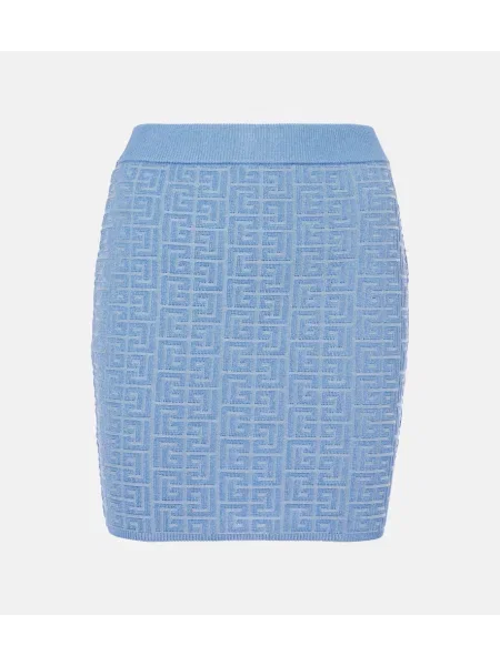 Fustă Balmain albastru