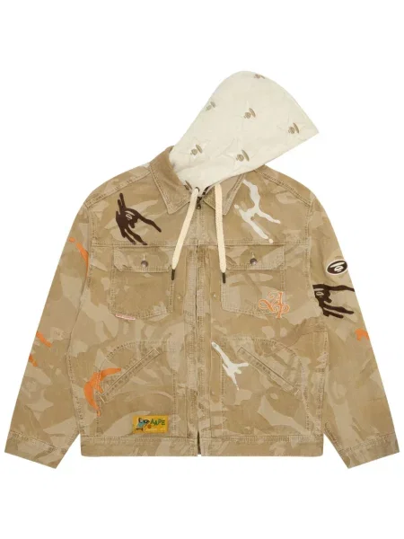 Geacă Aape By A Bathing Ape cu imagine maro