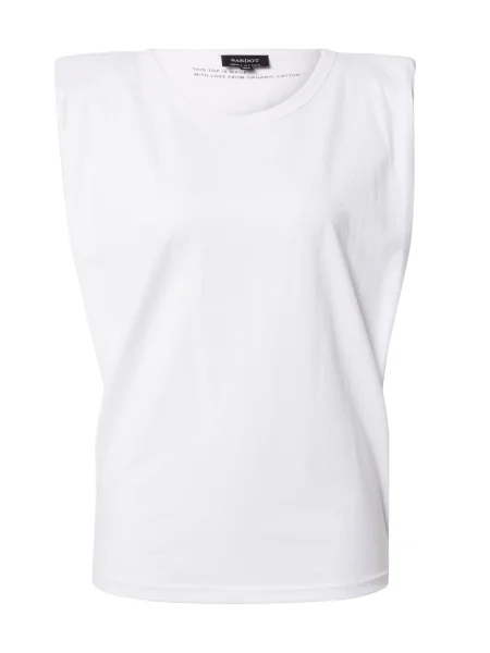 Bardot Top UMA' alb
