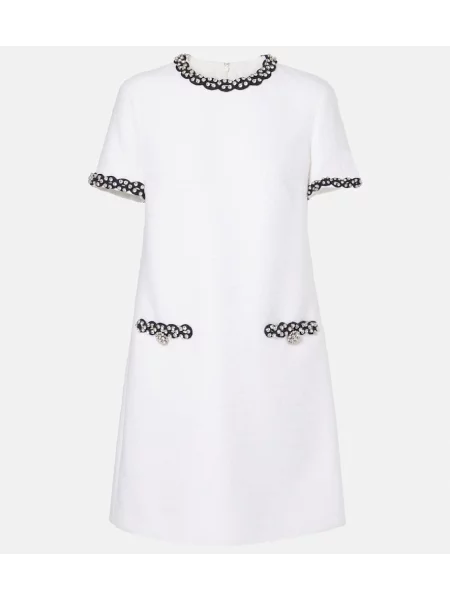 Obleka Valentino iz tvida bela