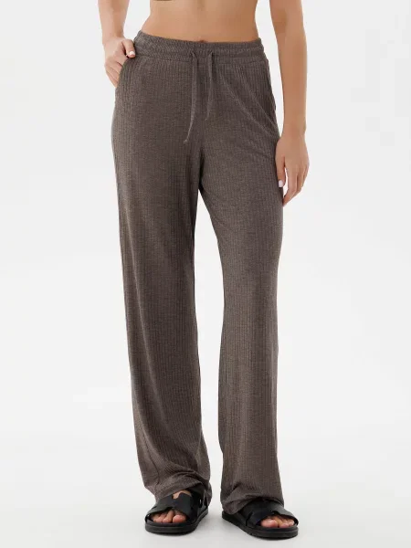 Штани для дому Leinle коричневий