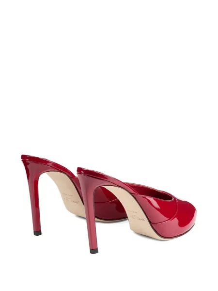 Papuci tip mules Jimmy Choo roșu