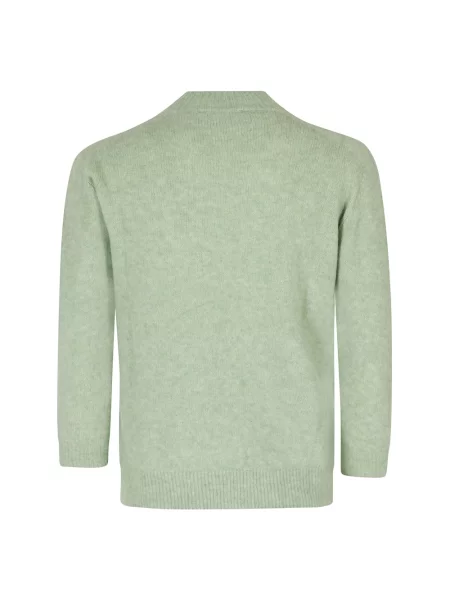 Sweter z golfem Roberto Collina zielony