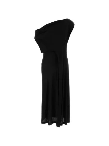 Odgovarati midi haljina Co s jednim ramenom crna