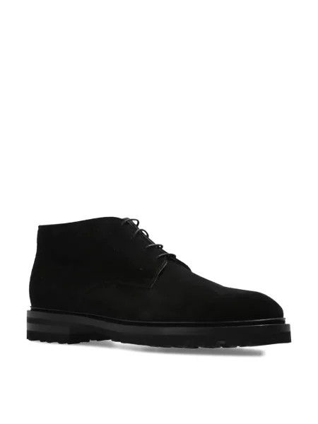 Ghete desert Kiton din piele de căprioară negru