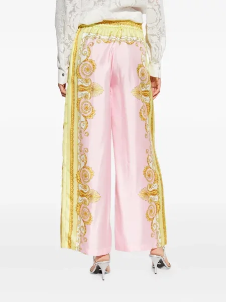 Pantaloni Versace roz